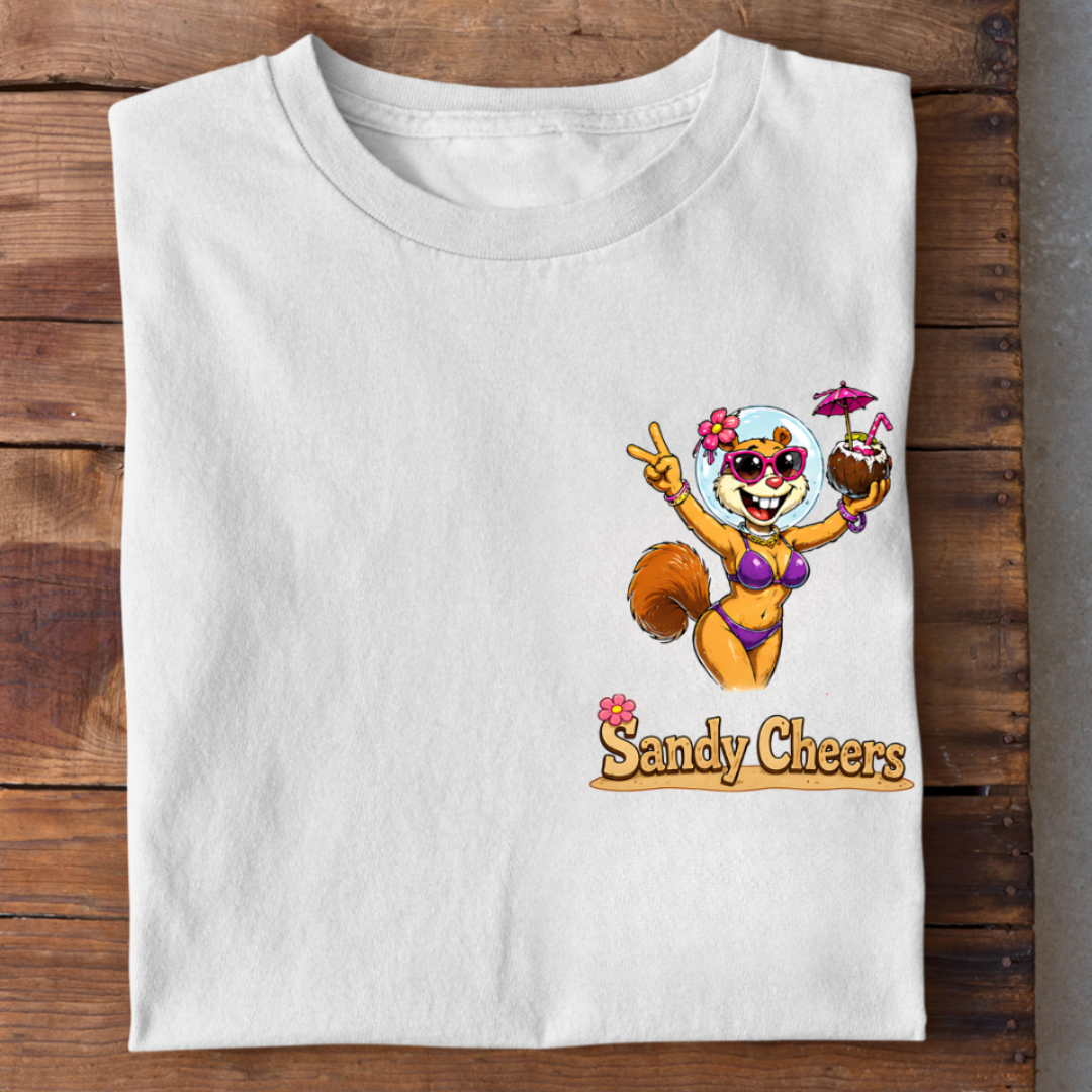 Sandy Cheers Holz-Mockup