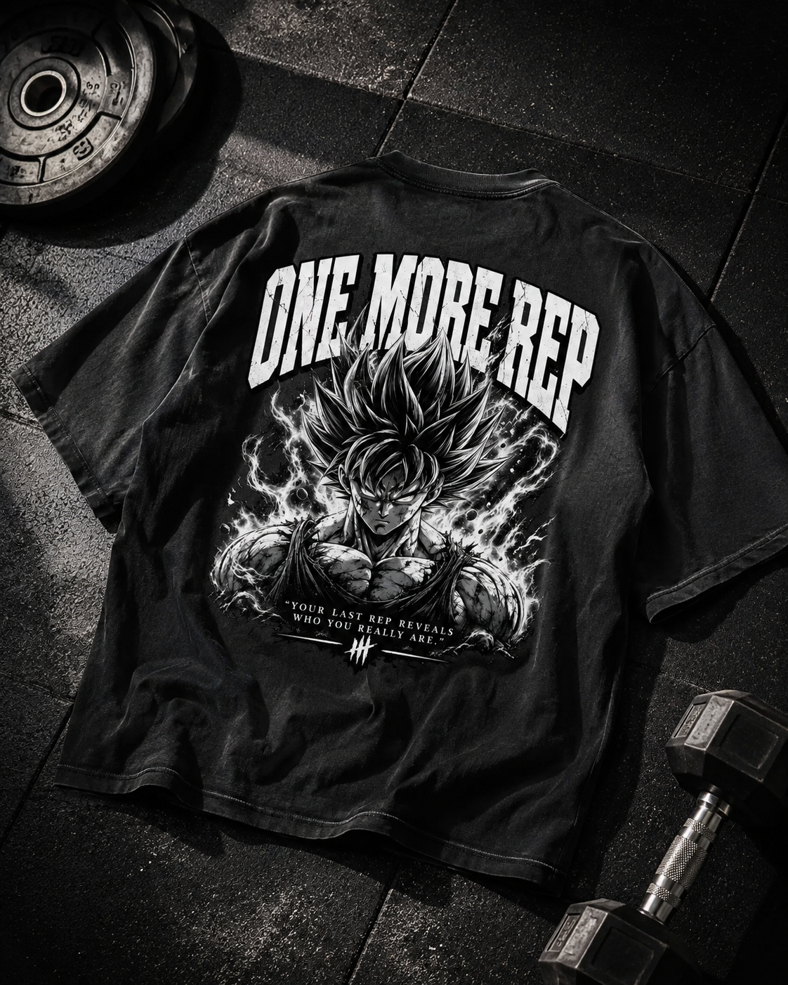 One More Rep Oversized Shirt