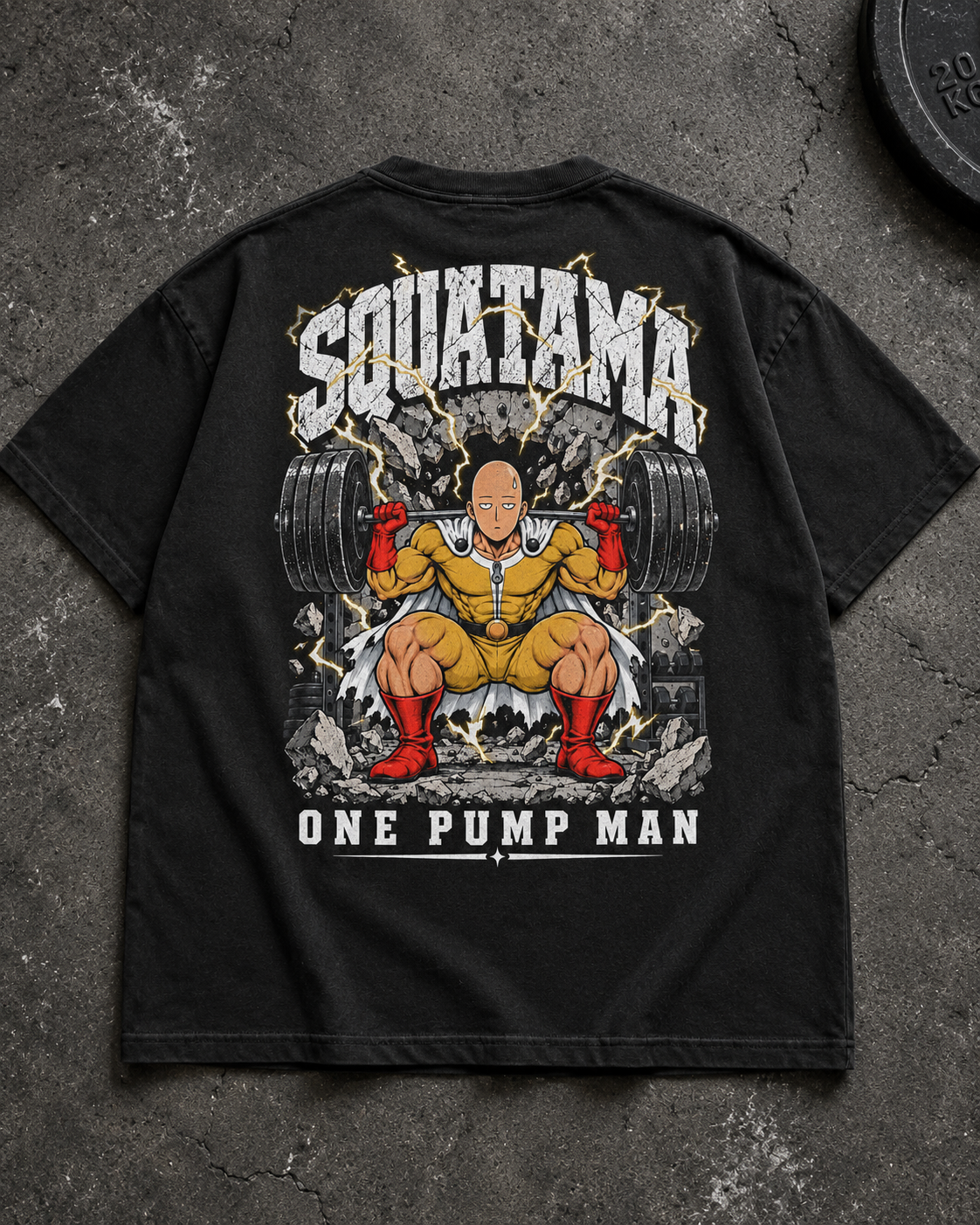 Flat-Lay Squatama Oversized Shirt