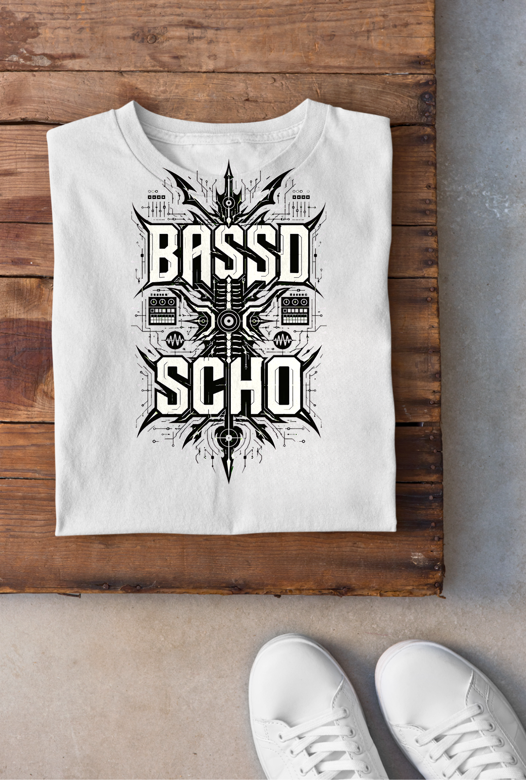 BASSD SCHO Backprint - Weiss