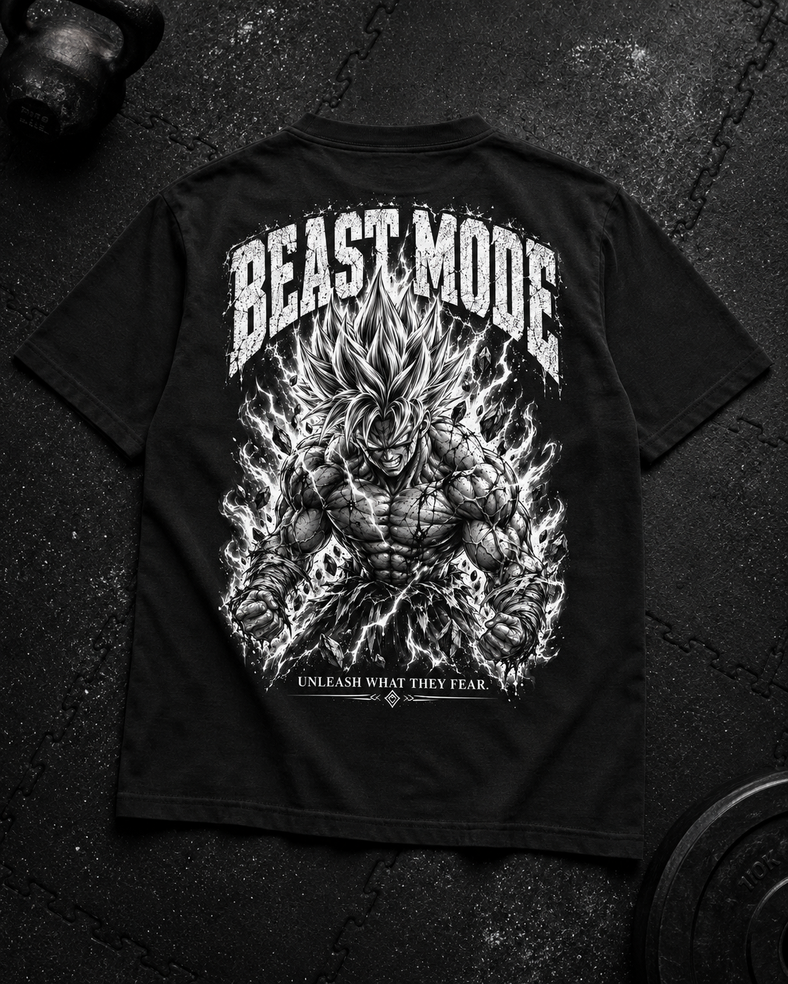 Beast Mode Shirt Unisex Flat-Lay