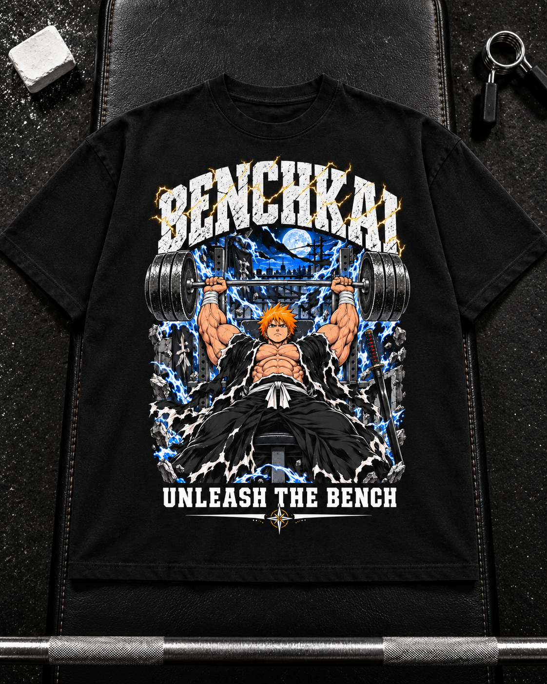 Flat-Lay Produktfoto Benchkai Oversized Gym-Shirt