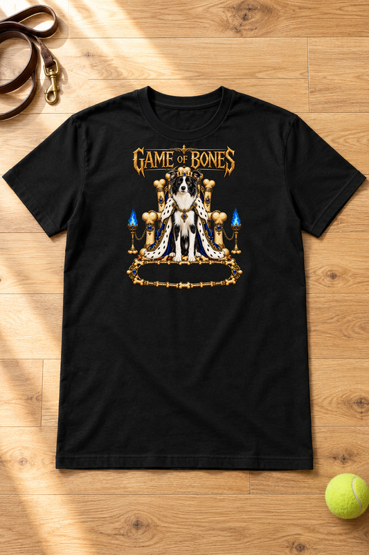 Game of Bones - personalisierbares Hunde-Shirt mit Knochenthron