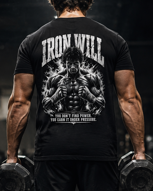 Iron Will Shirt Unisex – Gym-Mockup