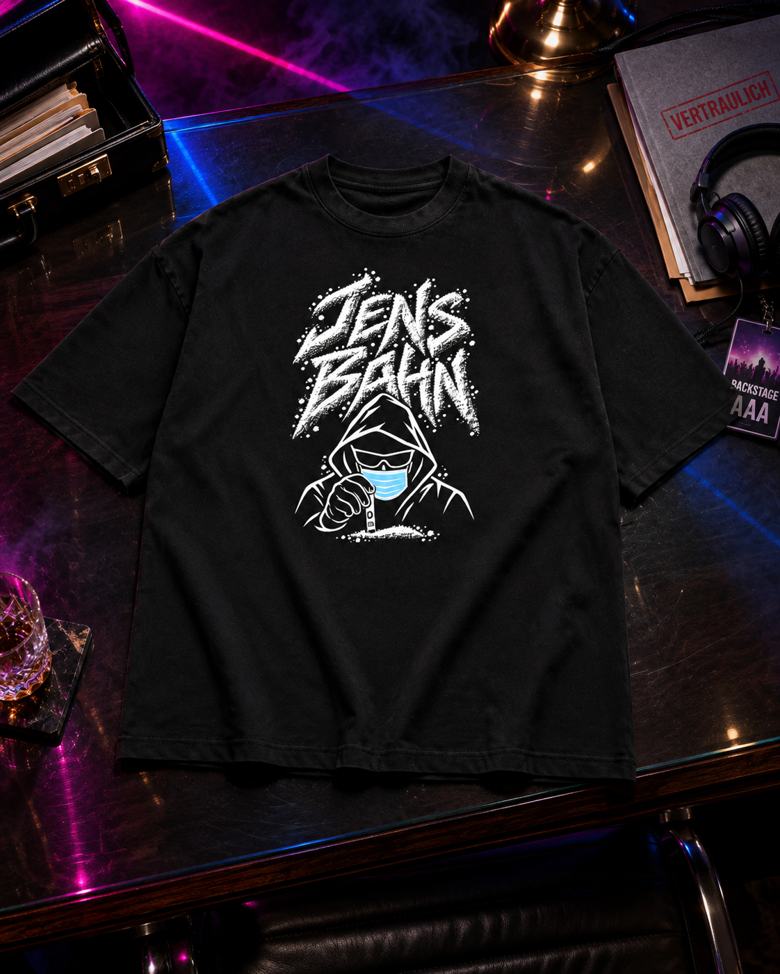 Jens Bahn Oversized Shirt – Techno trifft Politik