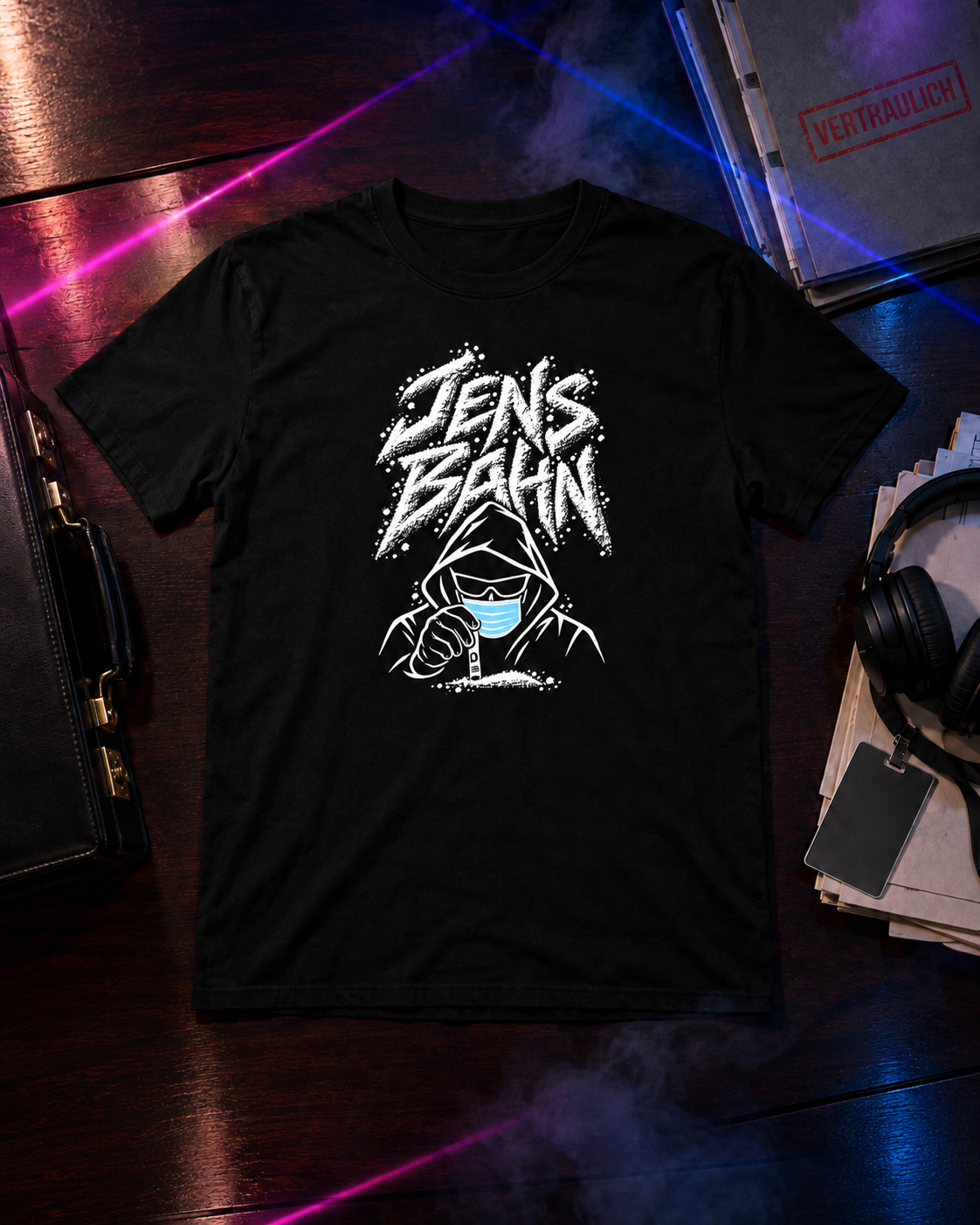 Jens Bahn Shirt Unisex – Techno trifft Politik