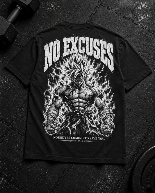 No Excuses Shirt Unisex Flat-Lay