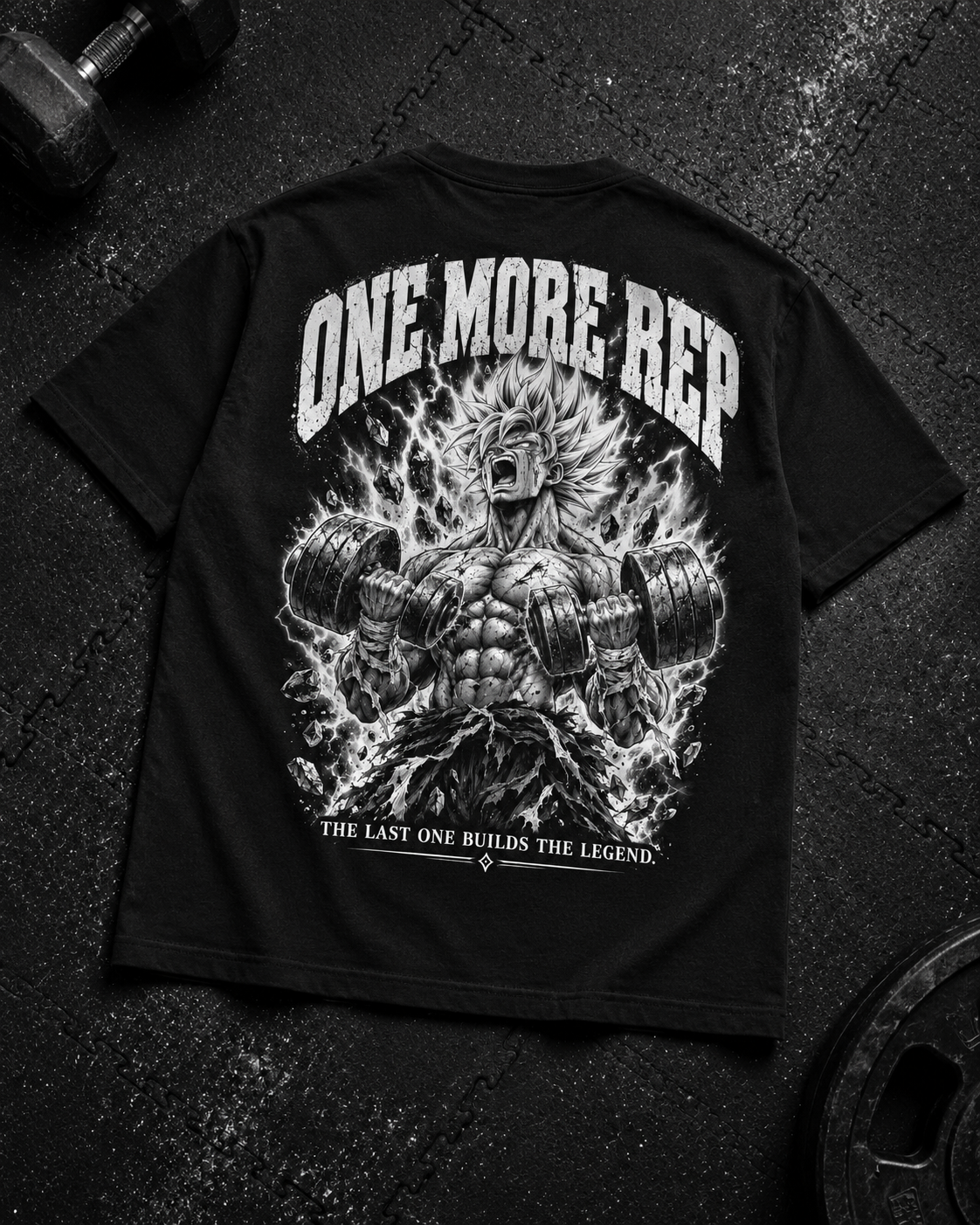 One More Rep Shirt Unisex Flat-Lay