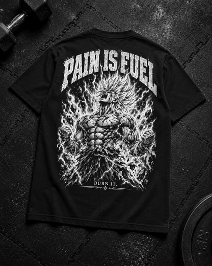 Pain Is Fuel Shirt Unisex Flat-Lay