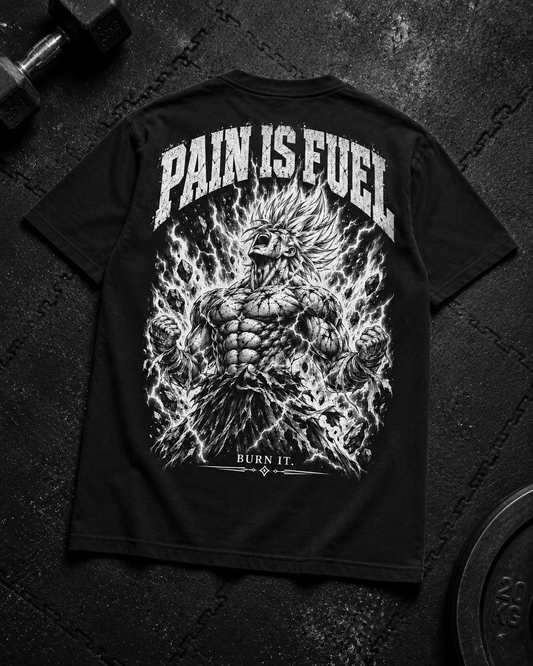 Pain Is Fuel Shirt Unisex Flat-Lay