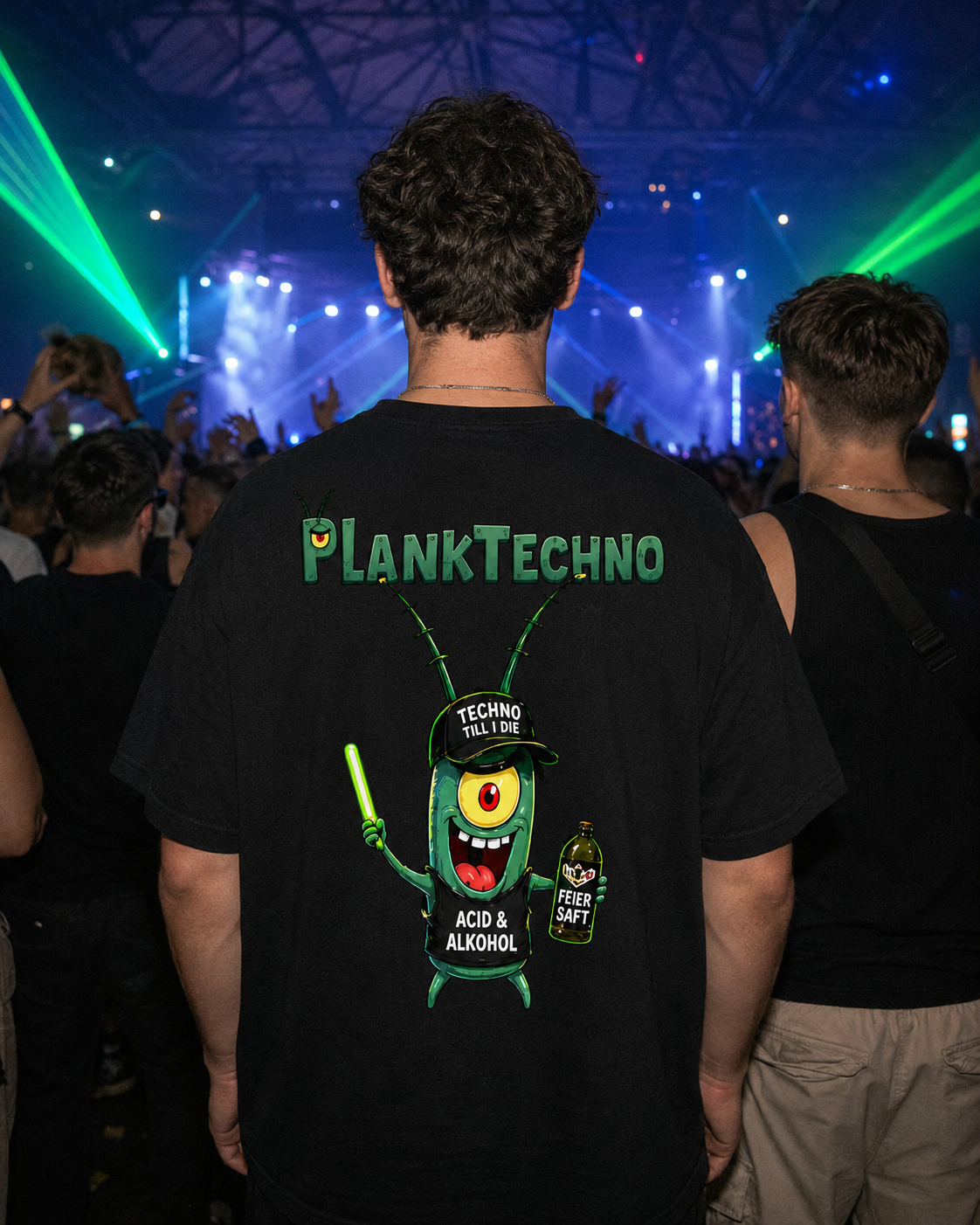 Planktechno Backprint Lifestyle Schwarz