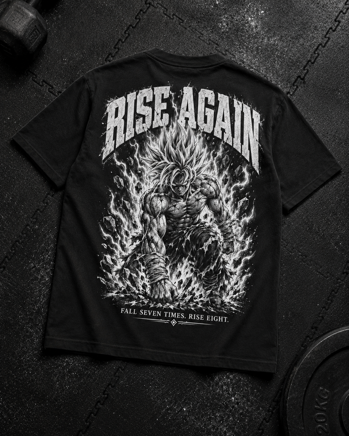 Rise Again Shirt Unisex Flat-Lay