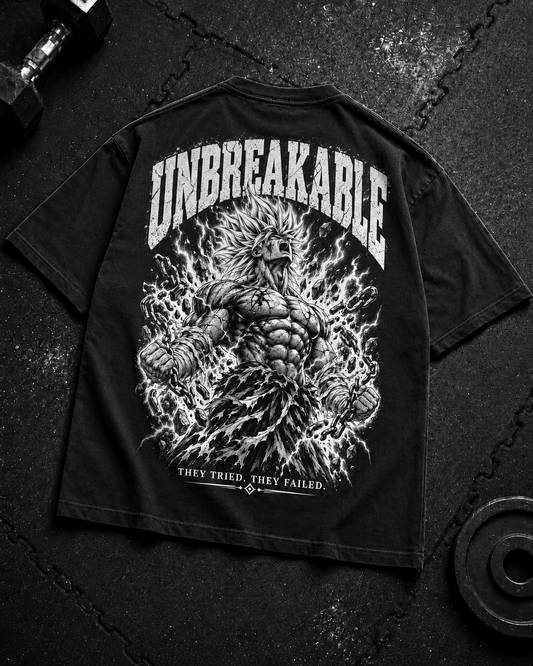 Unbreakable Oversized Shirt Flat-Lay